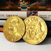 nobel medal original 11 replica nobel physiology or medicine award medals physics and chemistry prize commemorative coins diy