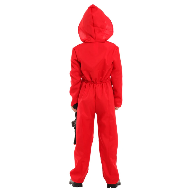 

Kids Boy Purim La casa de papel Costume Money Heist House of Paper Cosplay Halloween Carnival Party Fancy Dress