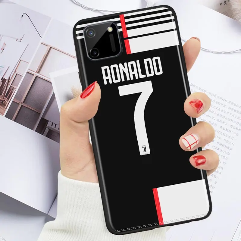 

World Football Star For OPPO Realme Narzo 20 C2/3/11/12/15/17 X2 X3 X7 XT X50 Q2 Q2i V3 V5 V15 Pro Black TPU Phone Case