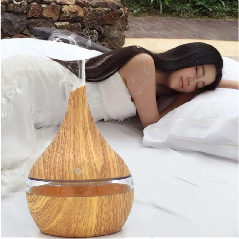 Электрический аромадиффузор с USB 300 мл ультразвуковой увлажнитель воздуха под