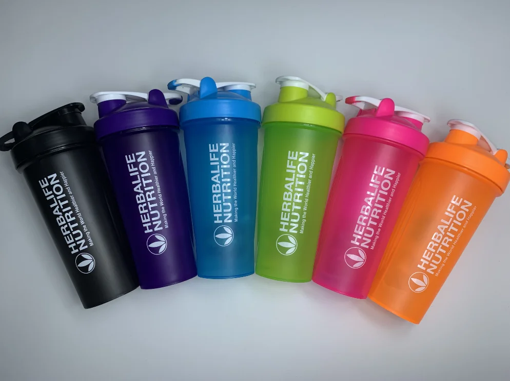 Много цветов 600 мл портативный Herbalife питание BPA-Free стакан шейкер бутылки чашки с