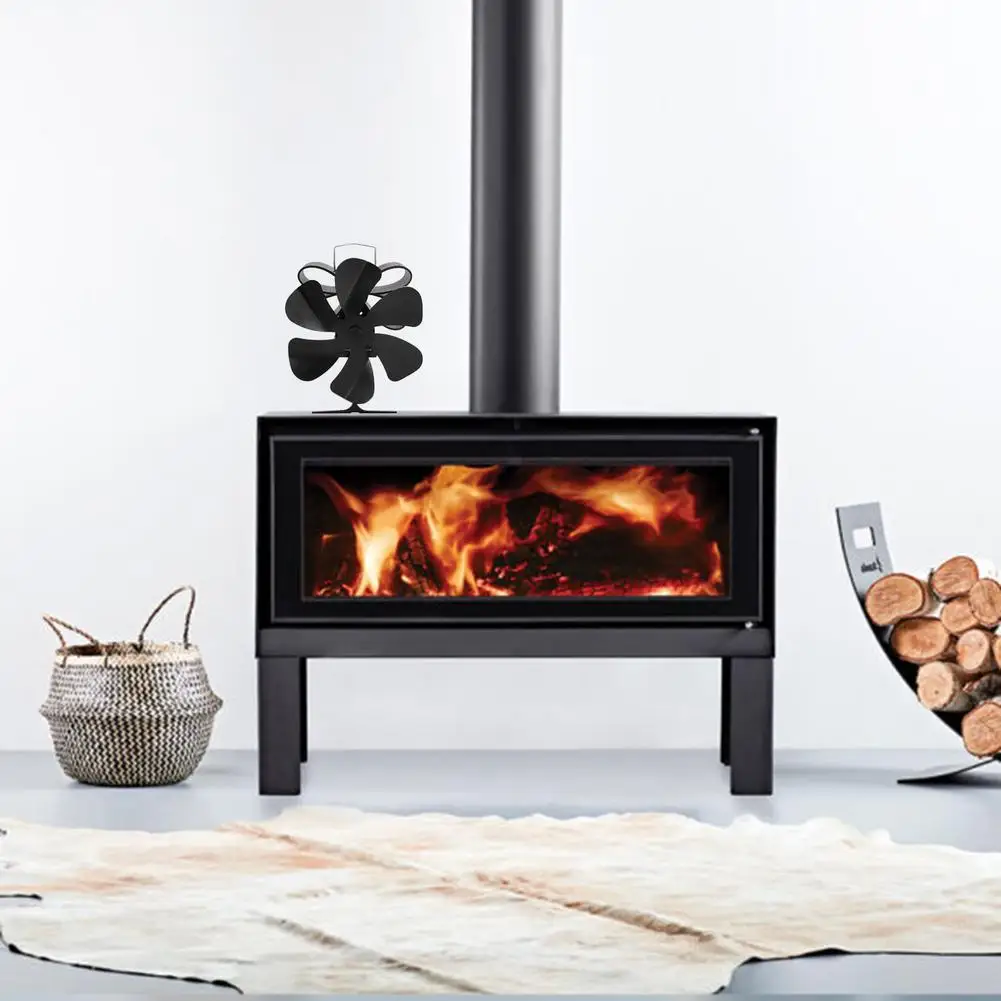 Вентилятор для камина алюминий бесшумный экологически чистый дровяной горелки