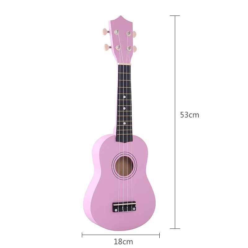 Гавайская гитара Сопрано 21 дюйм 4 струны Uke + String Pick подарок для начинающих детей
