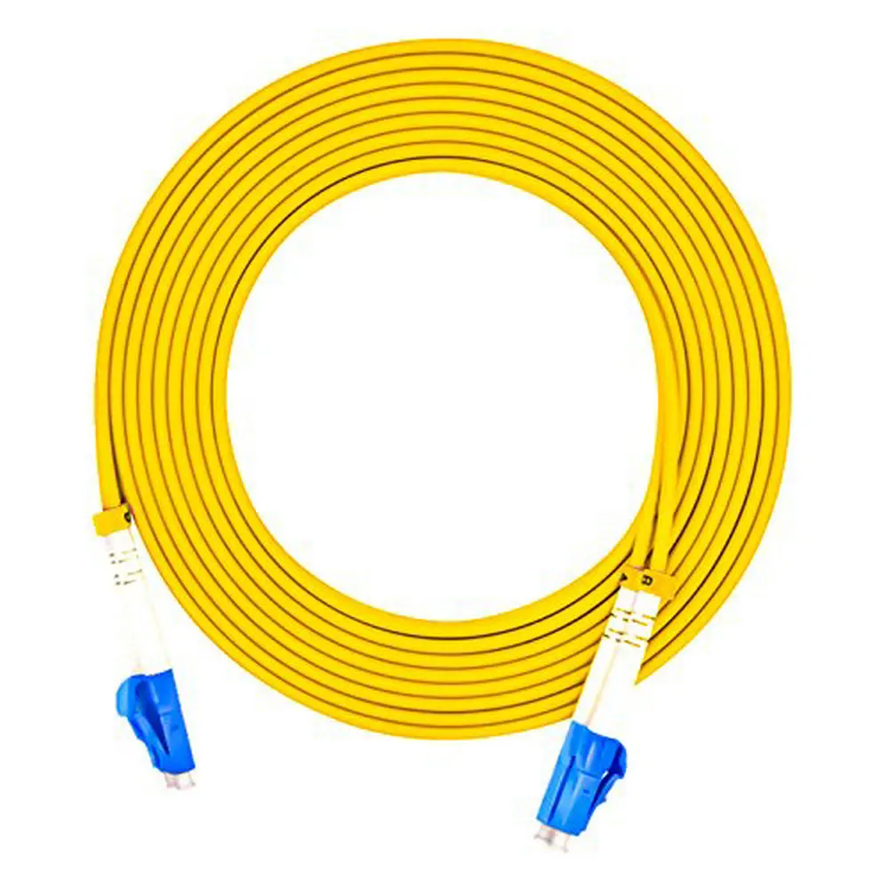 Cabo de Cabo de Remendo de Fibra Óptica de 45 Diâmetro de 3.0mm lc a lc Medidores Pc-lc Singlemode 9 125 Duplex lc – pc