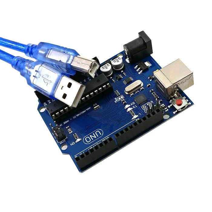 Высококачественный один Комплект UNO R3 официальная коробка ATMEGA16U2+ MEGA328P чип для Arduino UNO R3 макетная плата+ usb-кабель
