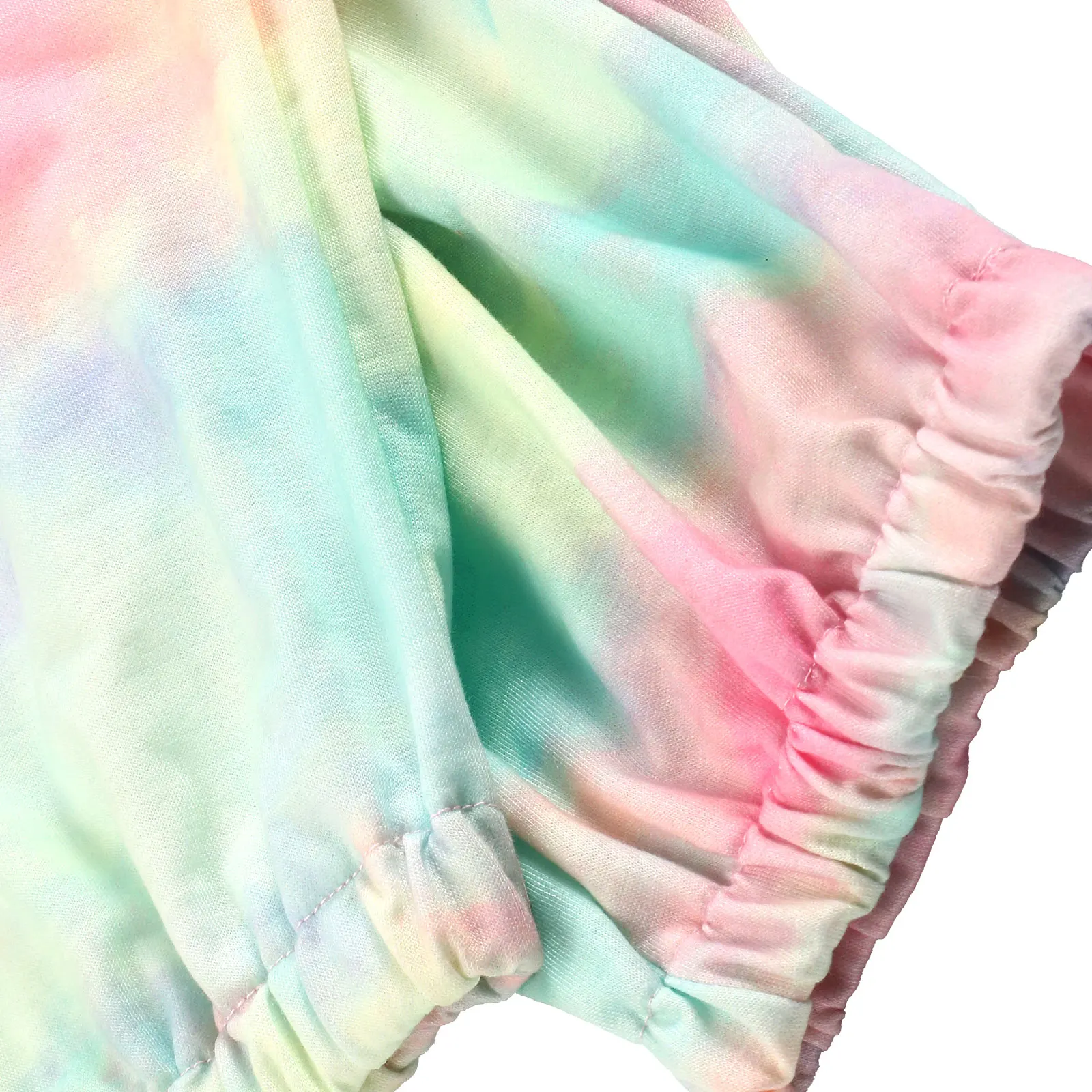 

Women Pants Trouser Tie Dye Printed High Waist Long Pants Colorful Elastic Waist Long Trousers Casual Loose Female Pants
