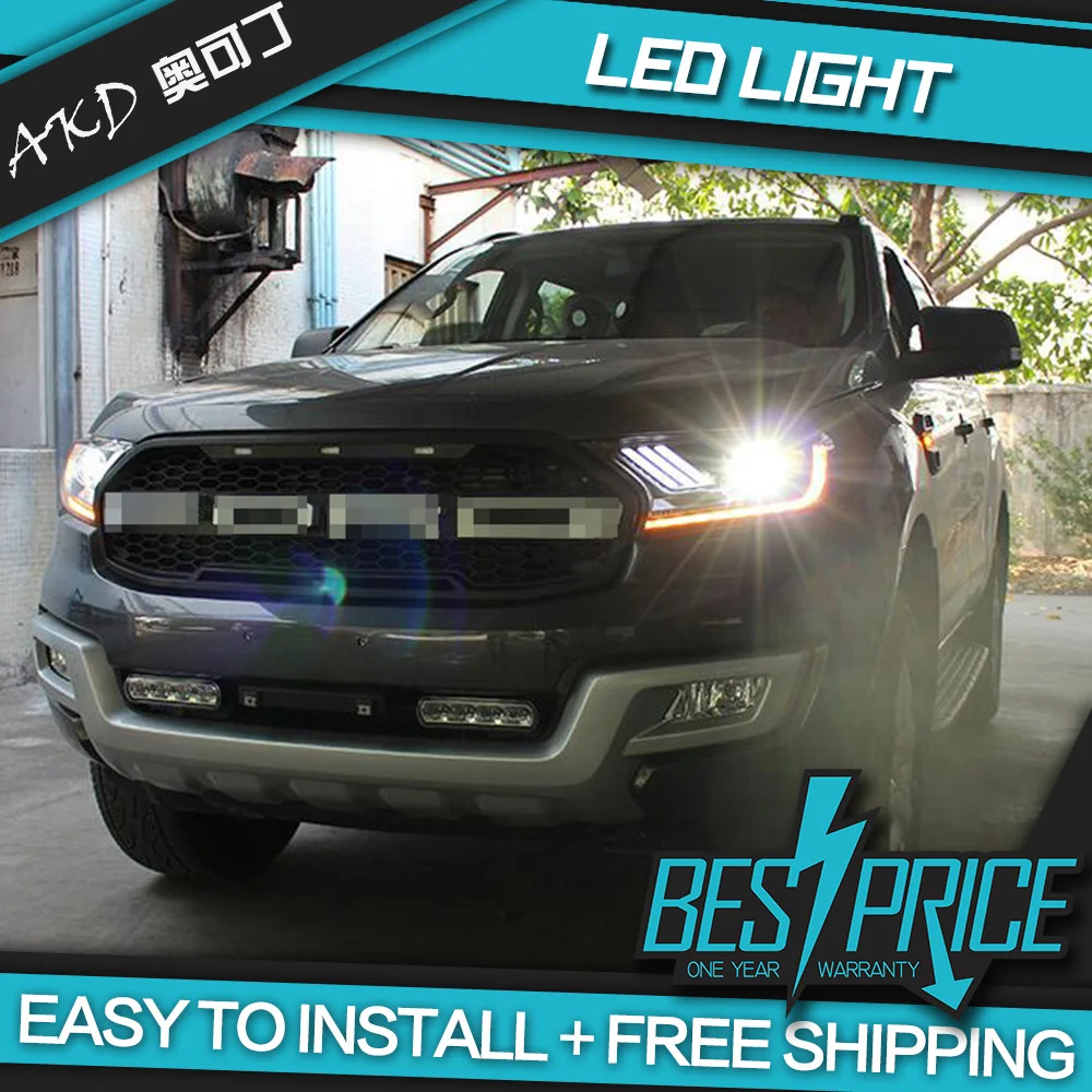 АКД автомобилей Стайлинг поперечная балка для Ford Ranger Everest 2015 2018 Mustang фары