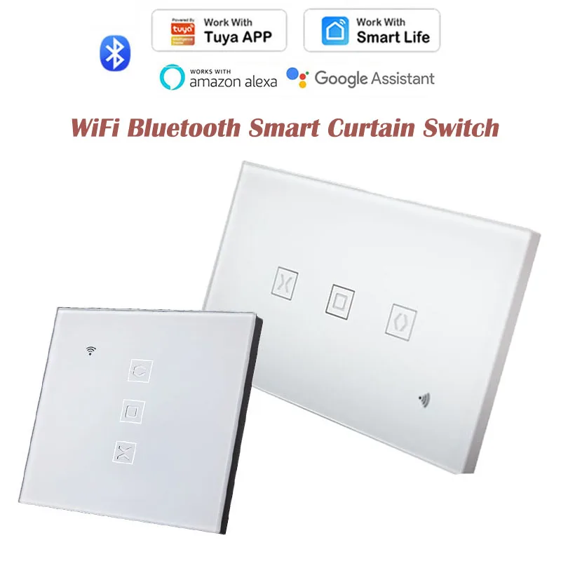 

Умный выключатель для штор с поддержкой Wi-Fi, Bluetooth, США, ЕС