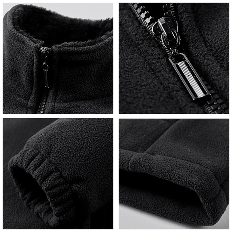 Men 2022 New Winter Fleece Jacket Parka Coat Men Spring Casual Tactical Army Outwear Thick Warm Bomber Military Jacket Men M-6XL images - 6