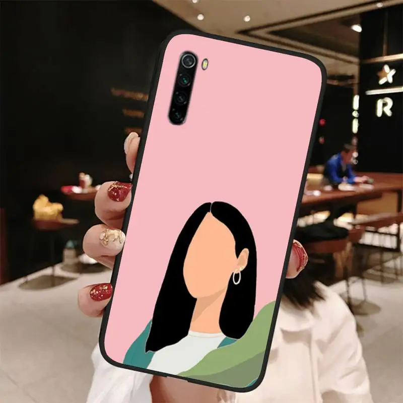 

The Faceless Woman Phone Case Back Shell For Xiaomi Note Max Mi 3 7 8 9se Redmi 7 7a 8 8t 9 10 Pro Lite Cases Cover