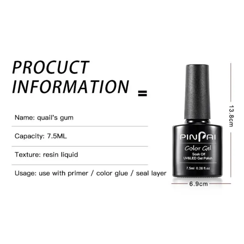 

1Pcs Popular Quail Egg Nail Gel Polish Semi Permanant UV Gel Nail Polish Transparent Colloid Nail Art Soak Off Varnish TSLM1
