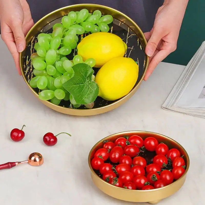 Светлый роскошный органайзер для хранения ювелирных изделий поднос снэков