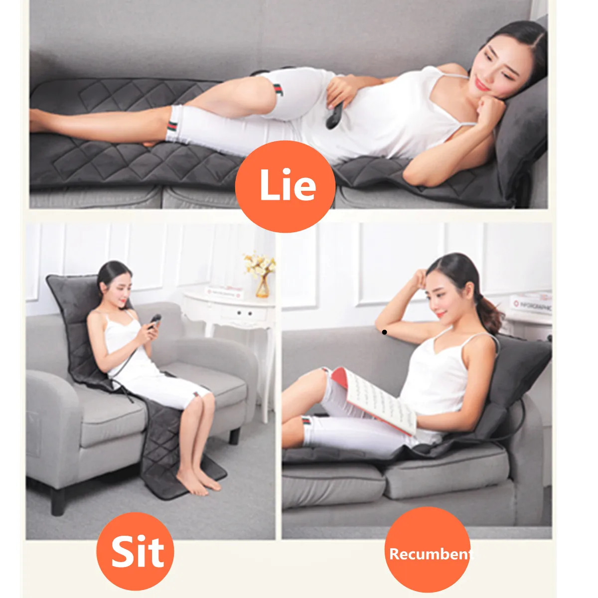 Массажный коврик для всего тела Электрический вибратор массажный матрац