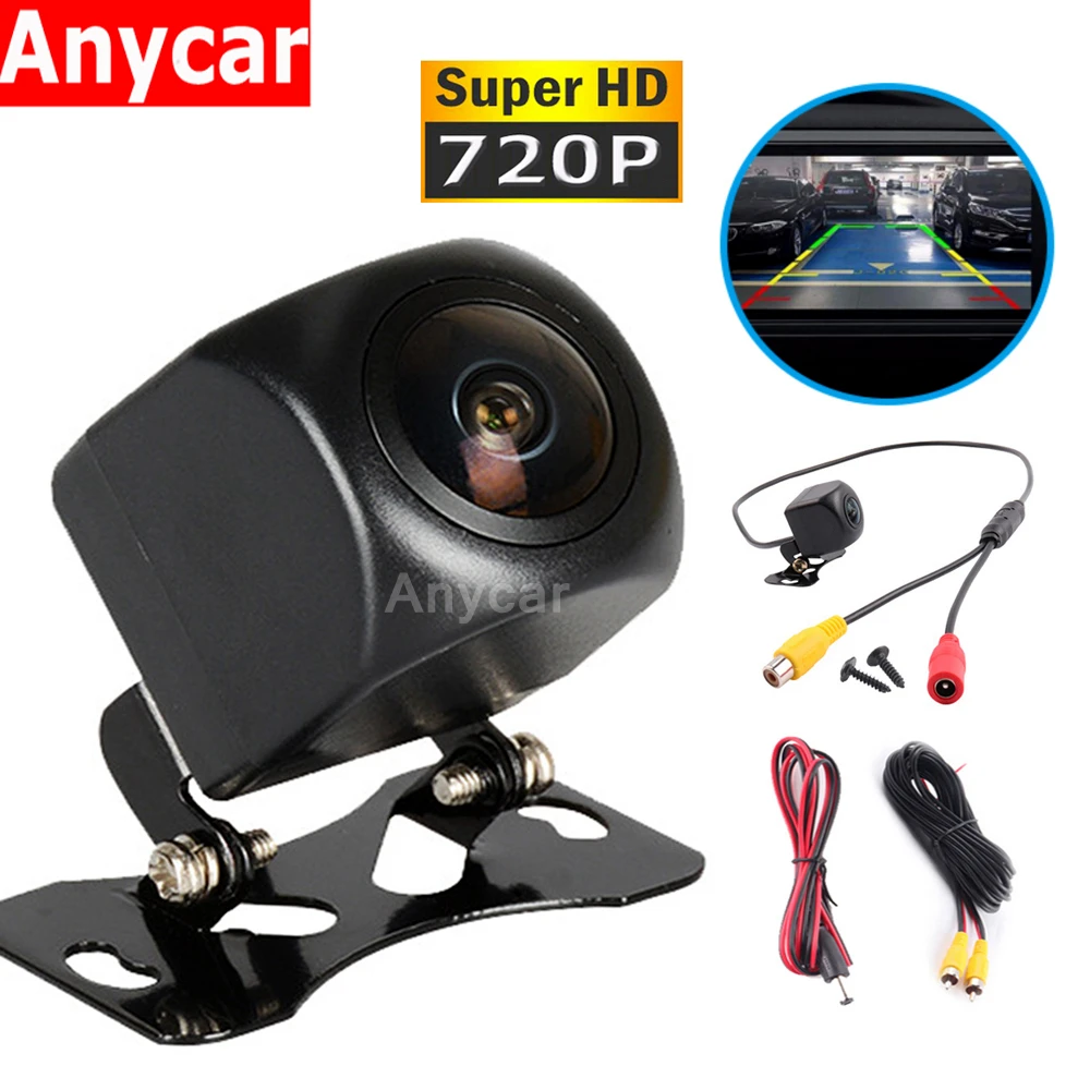 Авто зеркало заднего вида Камера хода автомобиля HD рыбий глаз Ночное видение