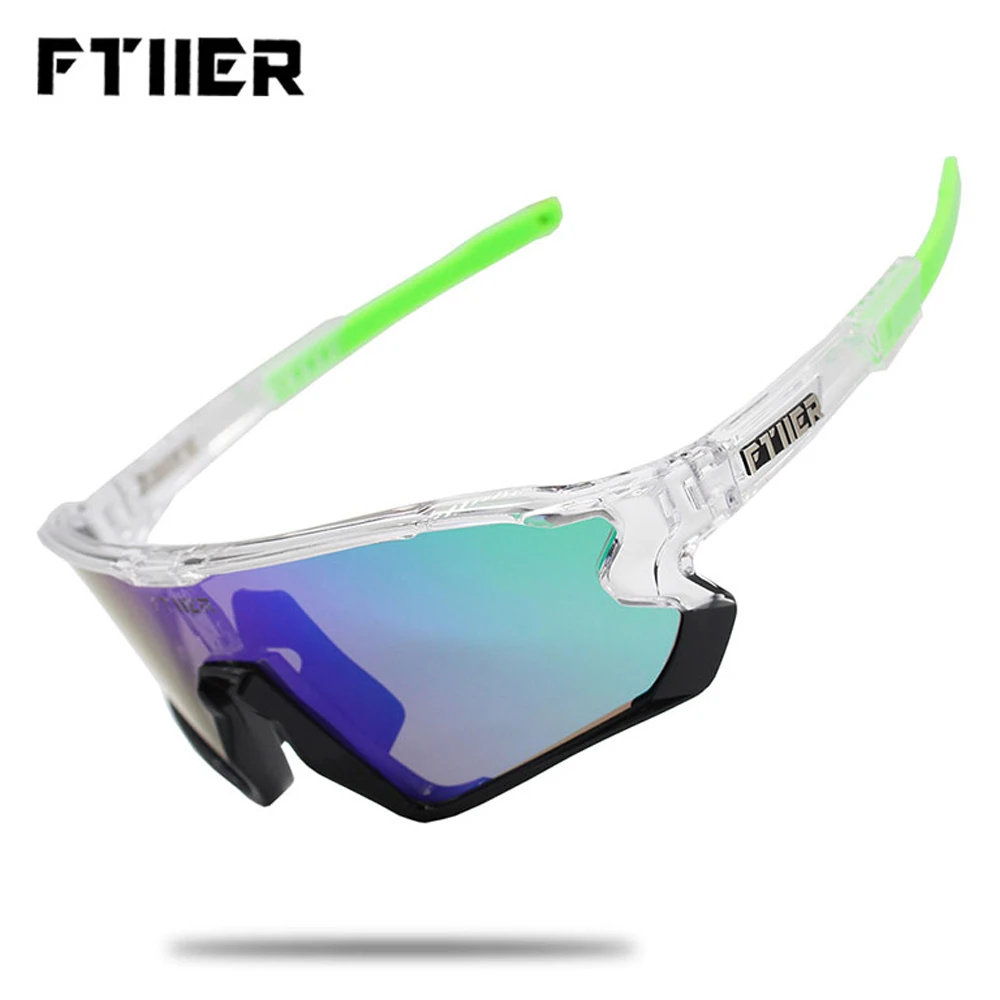 

FTIIER велосипедные очки MTB TR90 оправа UV400 Поляризованные спортивные велосипедные очки для рыбалки пешего туризма езды солнцезащитные очки Gafas