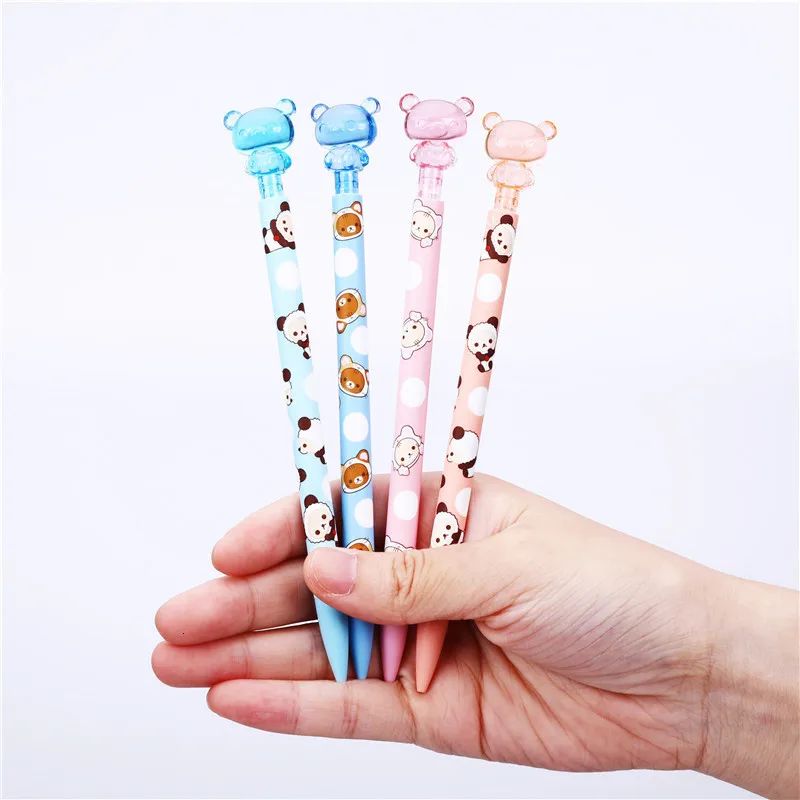 4 шт./лот, Kawaii, 0,5 мм, пластиковый механический карандаш, свинцовые карандаши, lapices, kawaii pencil lapiz lapiseira, ручка potloden 05847