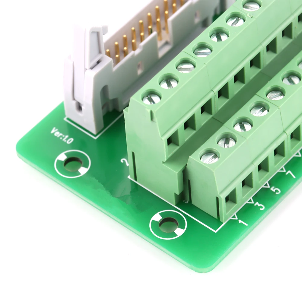 20 контактов 48 В 1 а Штекерный разъем коммутационная плата Клеммная колодка