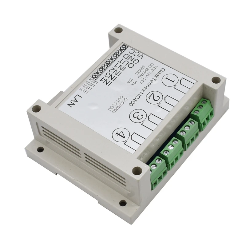 Ethernet RJ45 TCP/IP веб пульт дистанционного управления с 4 каналами реле UDP W5500 сетевой