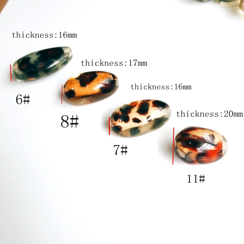 Аксессуары для самостоятельного изготовления полимерный материал Леопардовый