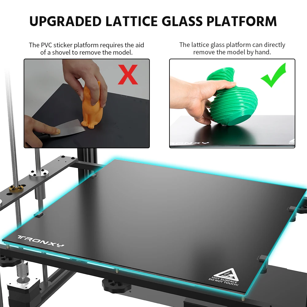 x5sa pro tronxy 3d printer structure kit diy auto level impresora control board aluminium profile tpu filament new version free global shipping