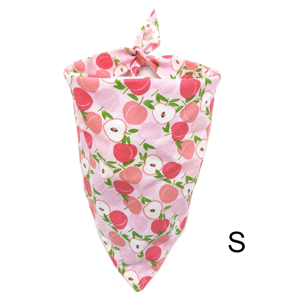 Регулируемый размер бандана для собак персонализированные красочные фруктовый