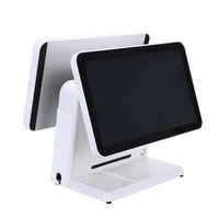 15 inch all in one dual touch screen cash register pos system for restaurant hotel hs 151 b