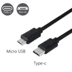 USB-кабель KSTUCNE с разъемами Type-C и Micro-USB, длина 1 м
