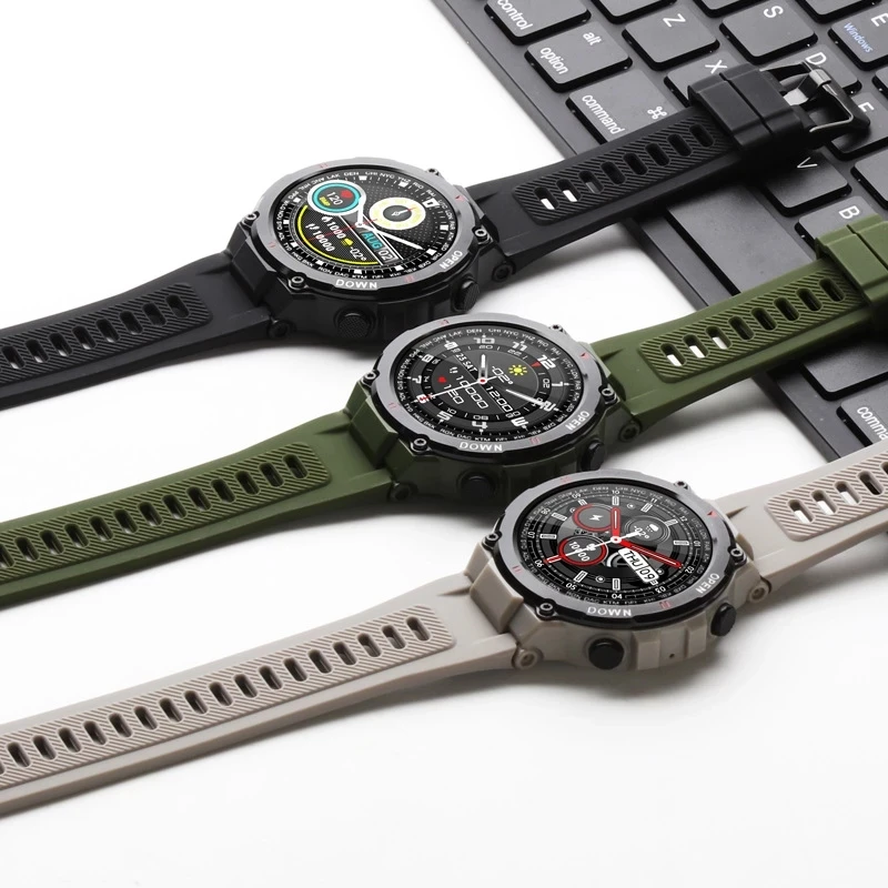 

K22 Smart Watch For Men Sport Fitness Bluetooth Call Multifunction Music Control Alarm Clock Reminder Smartwatch For SmartPhone