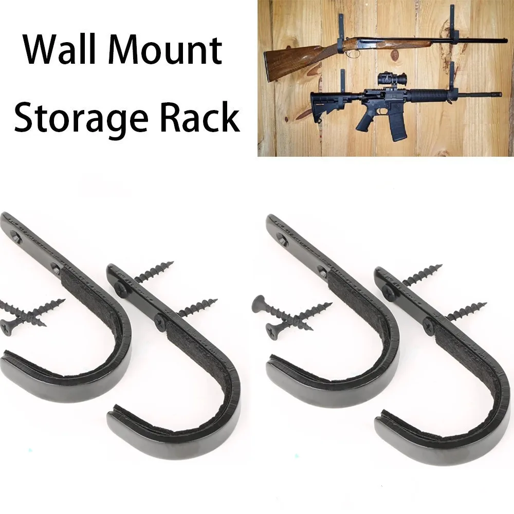 4 шт. стойка для хранения винтовок и дробовиков крючки крепления на стену вешалки