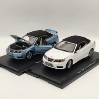 original 118 for saab 93 9 3 convertible sport car diecast models whiteblue auto gift limited collection
