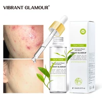 vibrant glamour tea tree acne repair face serum scar acne treatment oil control essence anti acne marks for sensitive skin care