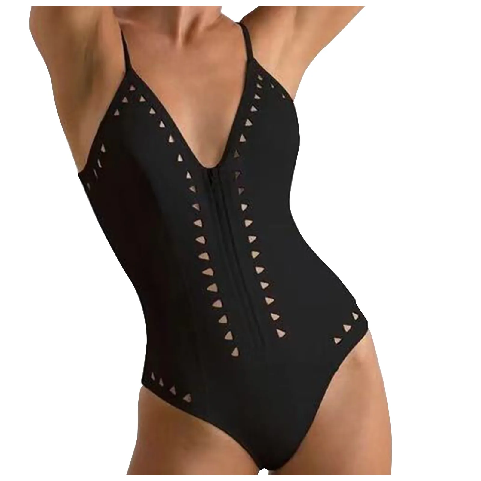 2021 Women's Sexy Bikini One-Piece Swimwear Hollow Lace Swimsuit Swimming Beachwear bikini top push up Brand new#35 | Женская одежда