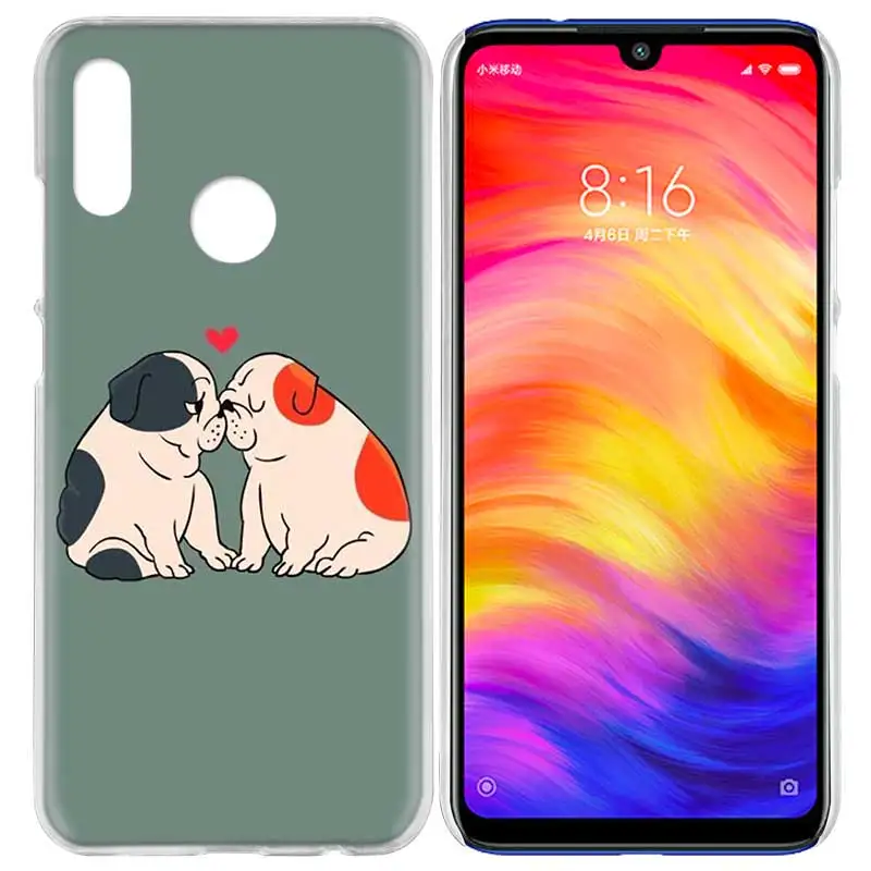 04 Чехол для Xiaomi Redmi Note 7 7A фотоаппаратов моментальной печати 7S 6 6A 5 Y3 K20 mi 8 до 9 лет CC9 CC9E A1 A2 A3 играть F1 Lite рro плюс французское кружево ткань собака породы Бульдог - Цвет: 04