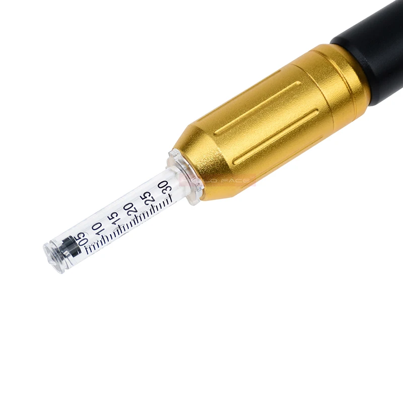 Высокое давление гиалуроновая ручка ампулы головка шприца распыление инъекции