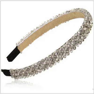 

New Handmade Crystal Headwear Beaded Hair Band Girl Women Headwear Hair Accessories Flower Headband Hair Hoop