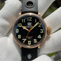 steeldive bronze diver watch pilot cusn8 case nh35 automatic mechanical men watches luxury c3 luminous sapphire 1903s