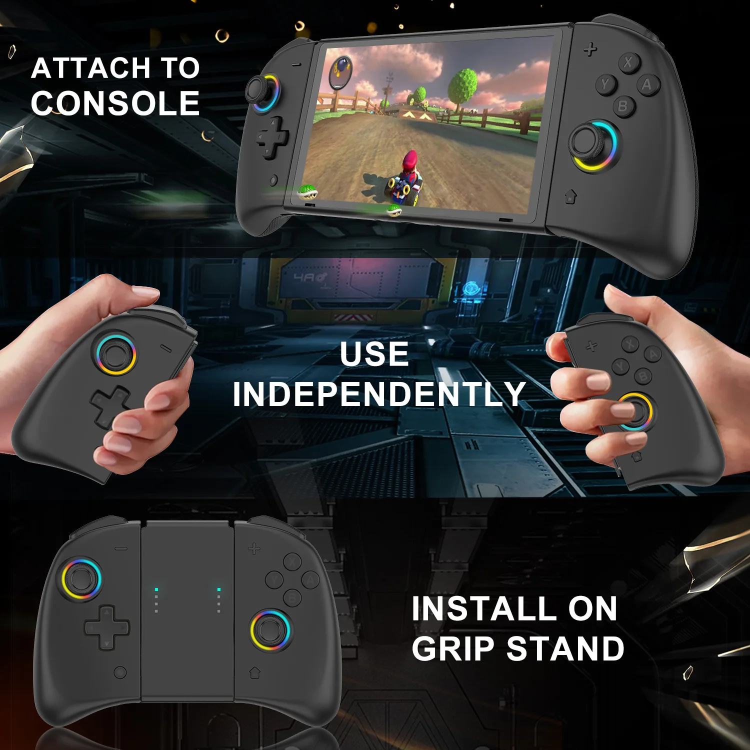 Беспроводной контроллер YS53 для Nintendo Switch NS джойстик рукоятка игр левая и правая