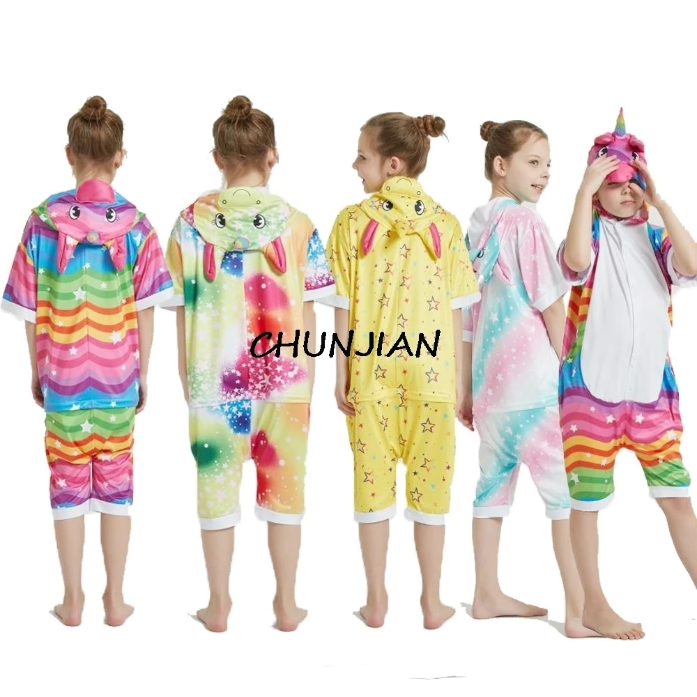 Кигуруми пижамы для мамы и детей комбинезон милая цельная Пижама пижама с