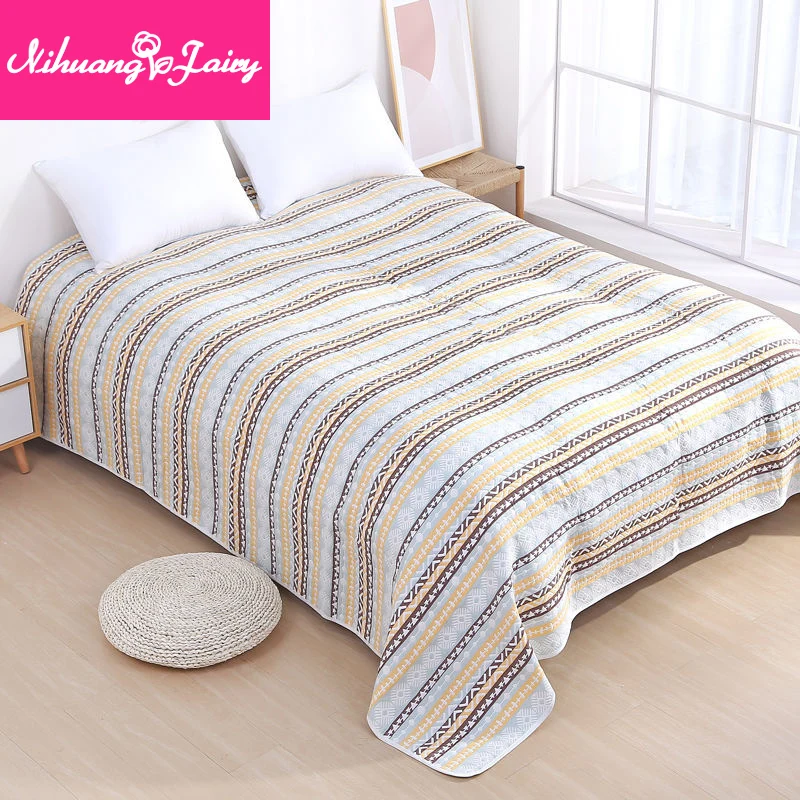 

Summer mat multi-layer gauze pure cotton soft mat children kindergarten mat summer high-end bedding sheets