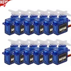 SG90 9g мини микро сервопривод MG90S металлическая Шестерня RC микро сервопривод тестер для RC 250 450 Вертолет самолет автомобиль