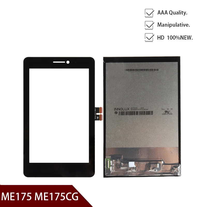 Новинка для Asus Fonepad 7 ME175 ME175CG черный дигитайзер сенсорный экран стекло сенсор + ЖК-дисплей панель экран монитор Замена