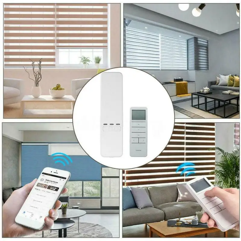 

Curtain Switch Remote Control Blinds Engine Roller Shutter RF+WIFI App Timer Google Home Aelxa Smart Home