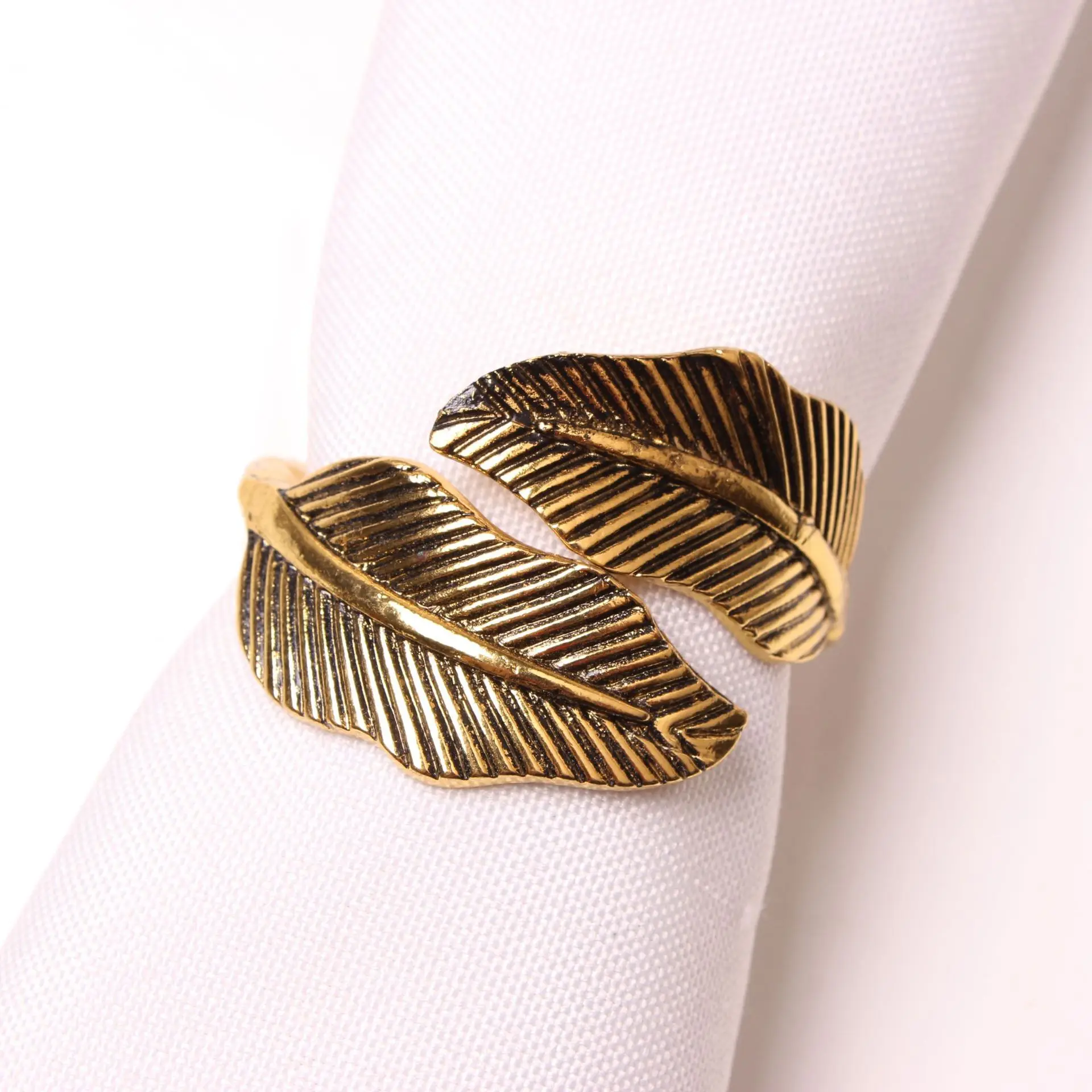 10 шт креативное Ретро металлическое кольцо для салфеток трехмерная лесная