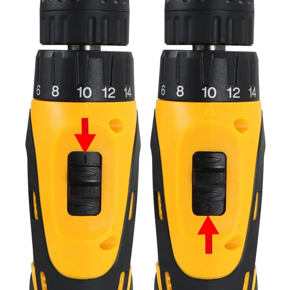 Аккумуляторная электрическая дрель с литиевой батареей 12 В профессиональная