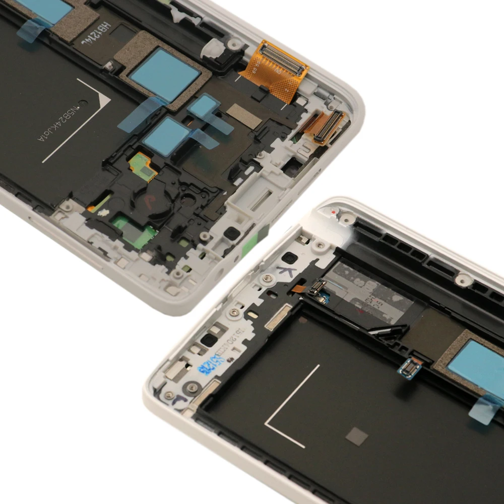 Оригинальный ЖК-дисплей для SAMSUNG Galaxy Note 4 Edge N915 N9150 N915F Super AMOLED дисплей с рамкой