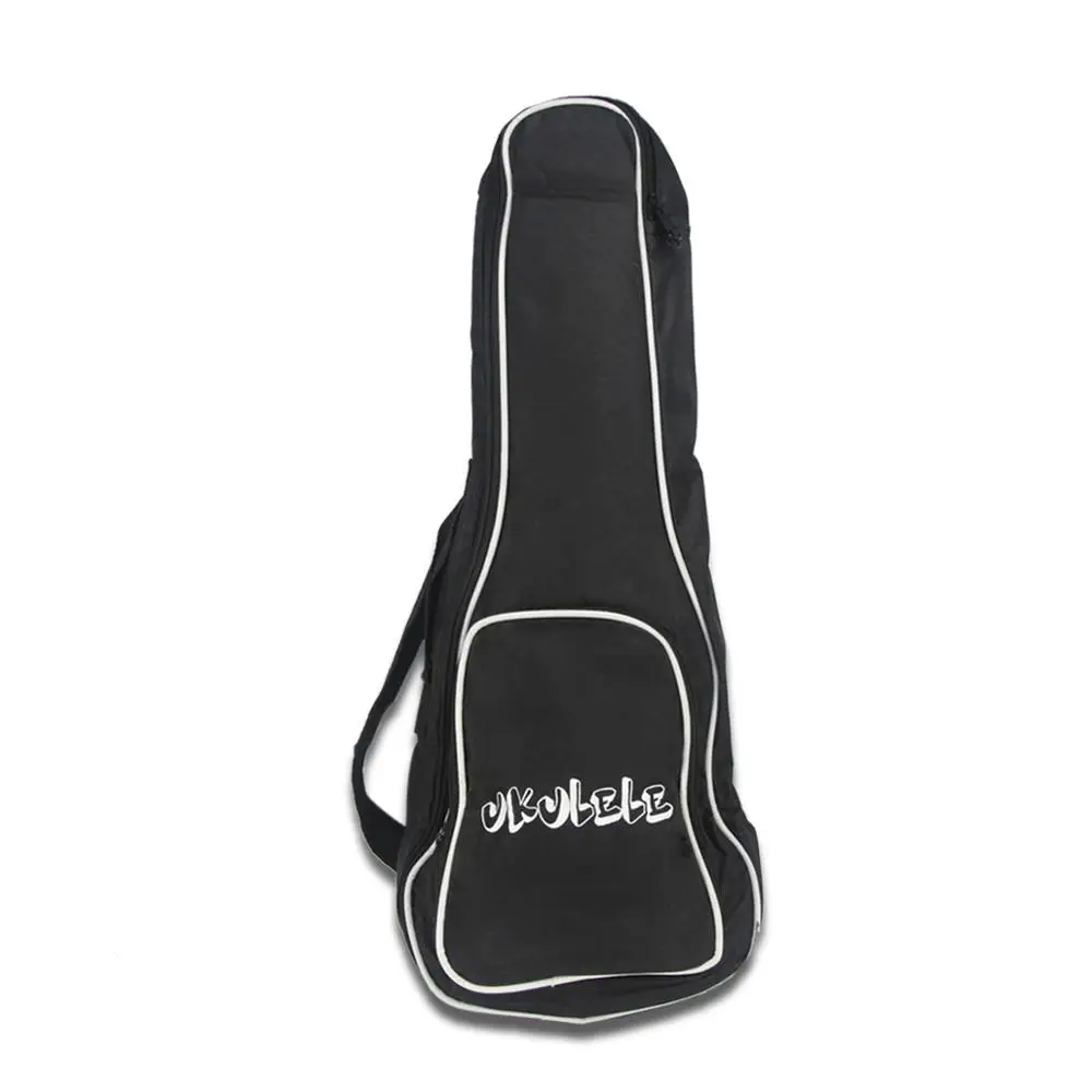 FLEOR Black 21''/26&quot Ukulele Bag Case Single Shoulder Gig Oxford Cloth | Спорт и развлечения