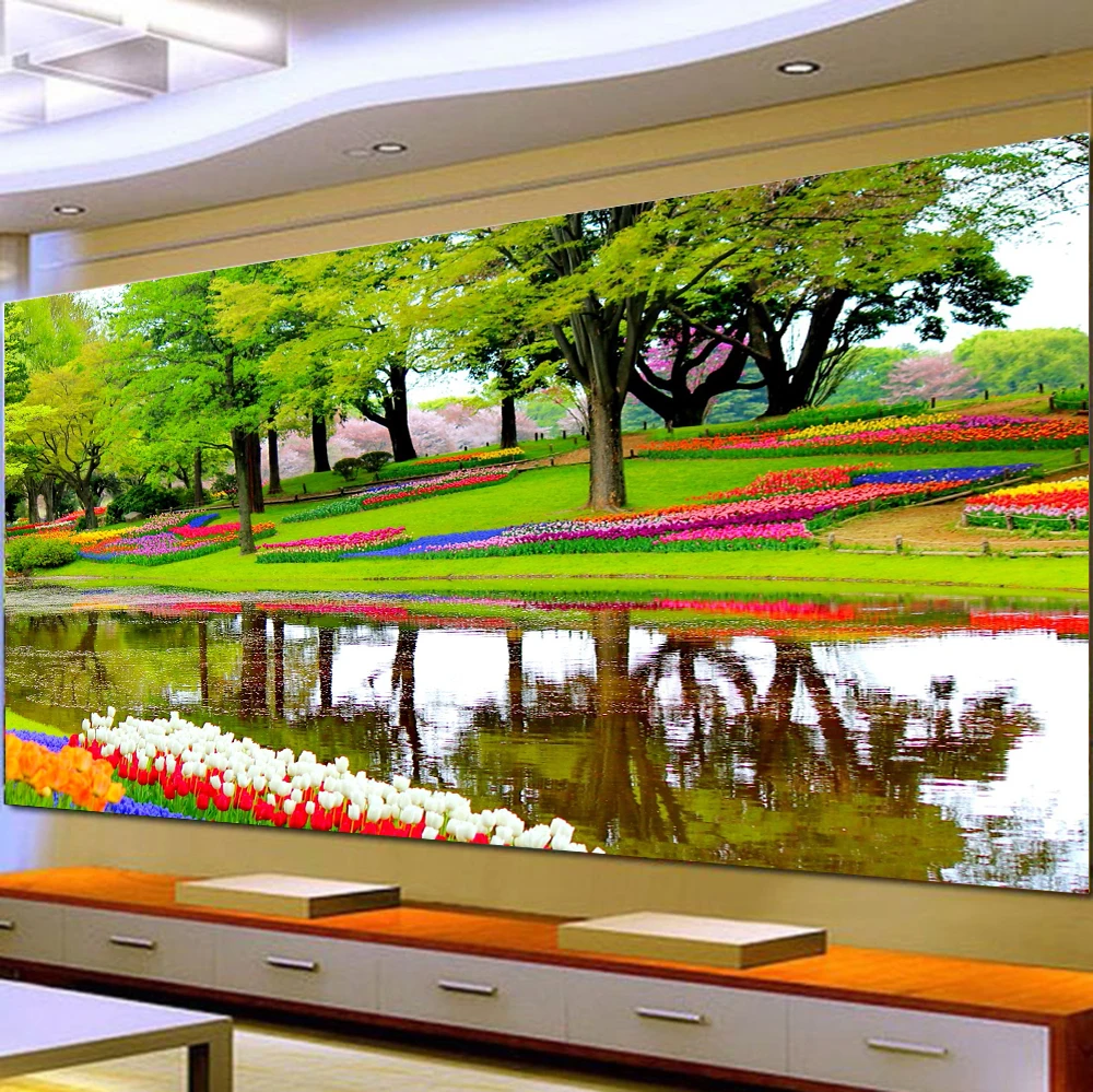 5D DIY алмазная живопись круглая дрель Полный Набор для вышивания крестиком ручной