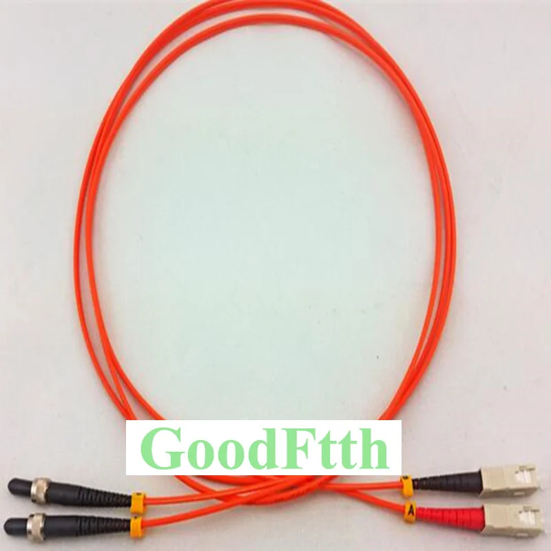 Волоконный патч корд Перемычка SMA905 SC многомодовый 62 5/125 OM1 дуплексный GoodFtth 1 15