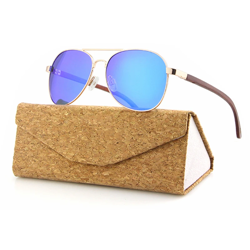 Прямая поставка премиум женские Золотые очки-авиаторы с оправой из нержавеющей