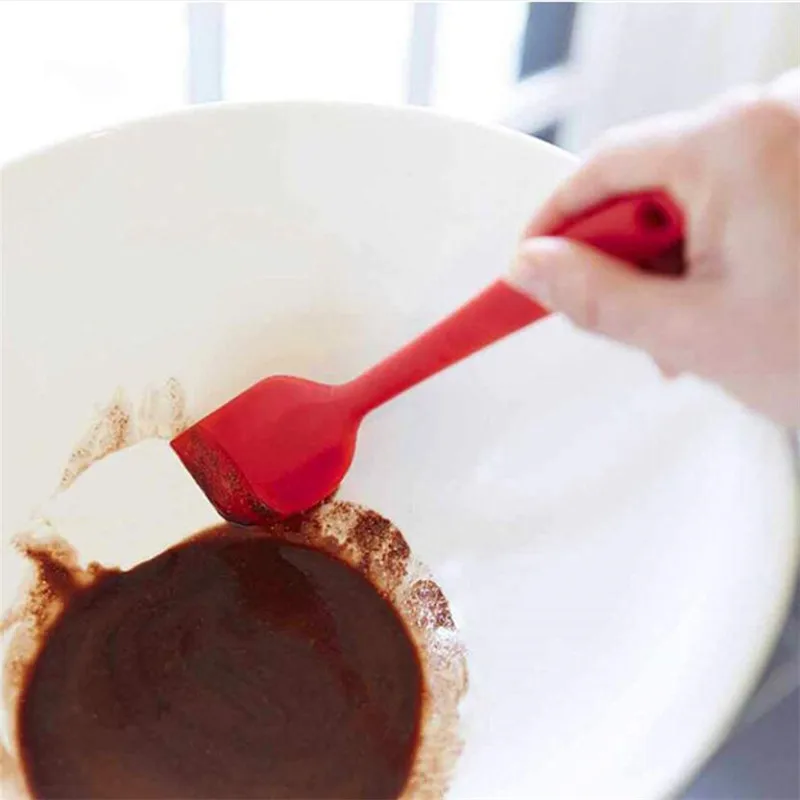 Set Of 2 Heat Resistant Silicone Cooking Tools Kitchen Utensils Baking Pastry Spatula Spoon Cake Spatulas Cook | Дом и сад